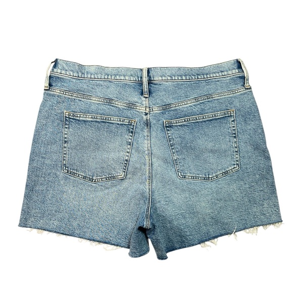 J. Crew High Rise Cutoff Denim Shorts size 34 in Classic Blue - Picture 4 of 5
